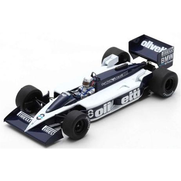 Brabham BT55 8 Monaco GP 1986 Elio De Angelis W Acrylic Cover John